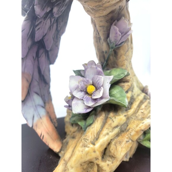 Giovanni Collection Resin Cast Parrot Figurine 11.5" - Vintage Italian Sculpture - Picture 6 of 7